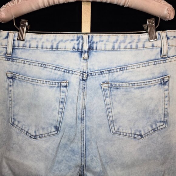 VINTAGE ALMOST FAMOUS Patchwork Acid Wash Distressed Jeans 11 - Picture 10 of 14